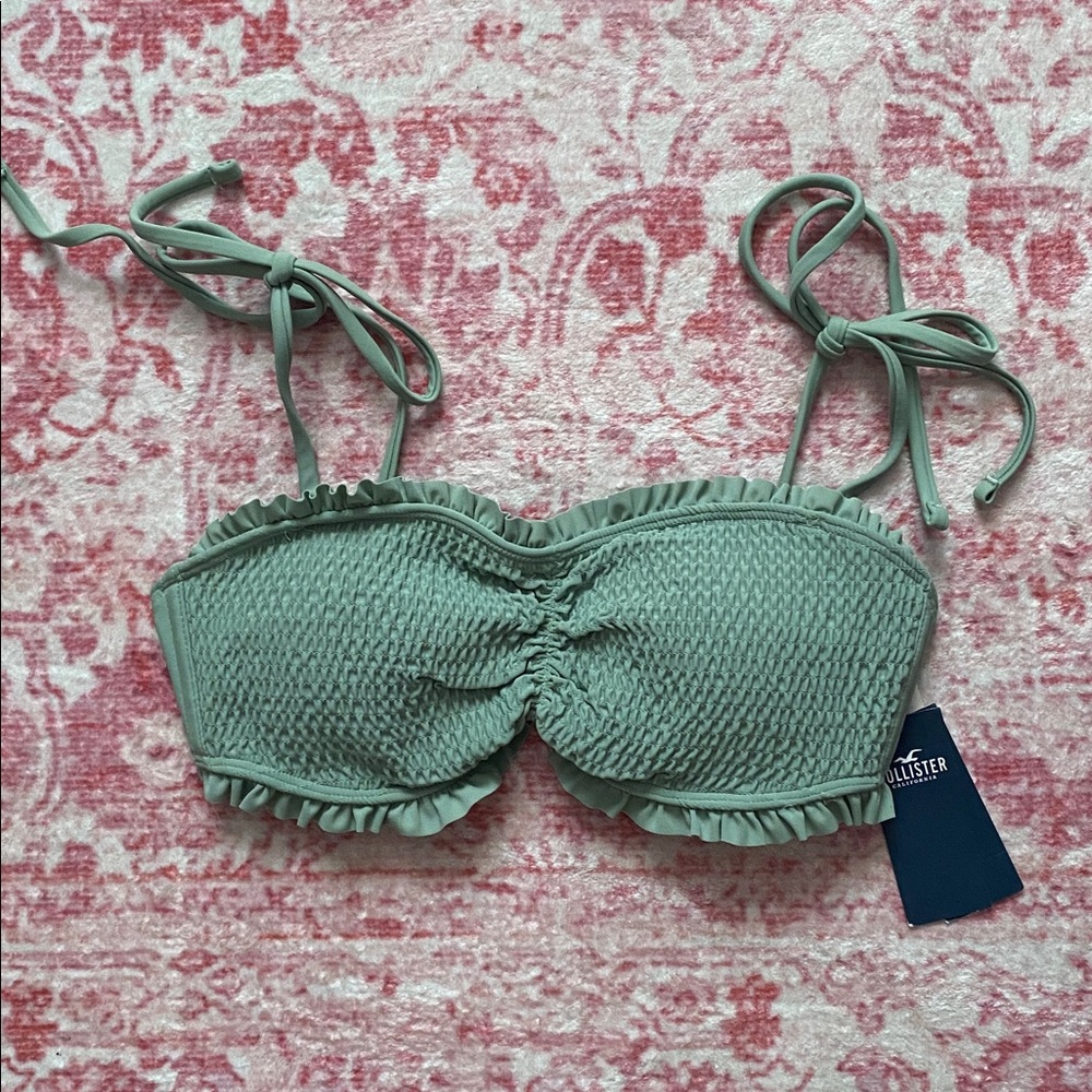 Hollister Olive Bandeau Top
